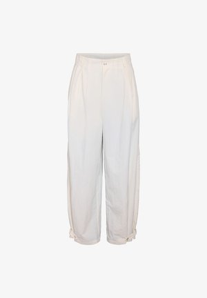 Noisy May, NMELIDE PLEAT BALOON PANT - Παντελόνι - cloud dancer