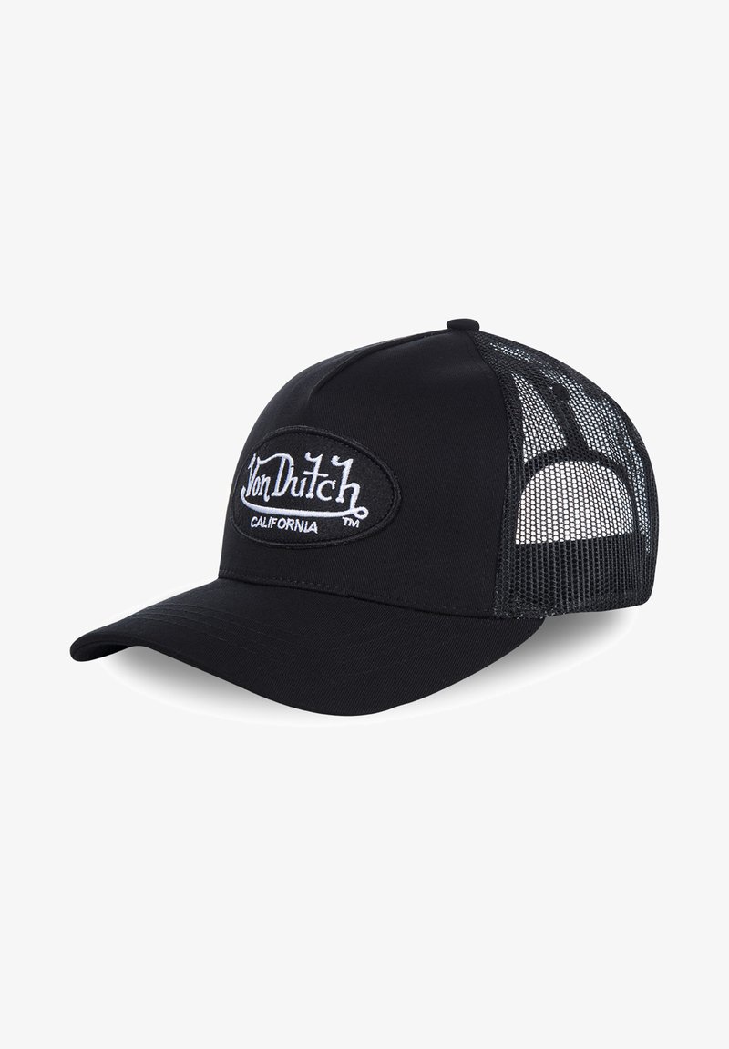 Von Dutch VON DUTCH UNISEX OVAL MOTIV TRUCKER - Casquette - black/white