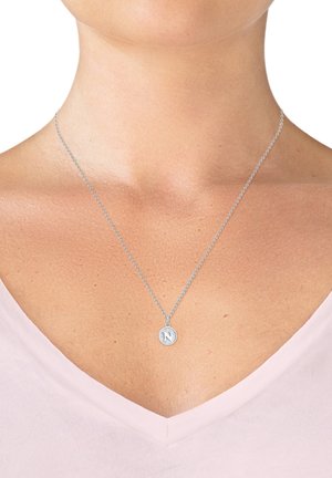 LETTER N - Necklace - silver-coloured