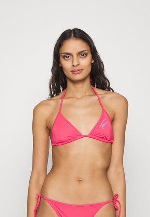 TRIANGLE  - Bikini top - laser pink