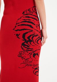 Ed Hardy Etuikleid - red