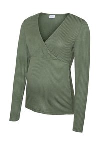 MLTRINITY TESS - Tops ar garām piedurknēm - agave green