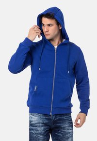 Cipo & Baxx Sweater met rits - saxeblue