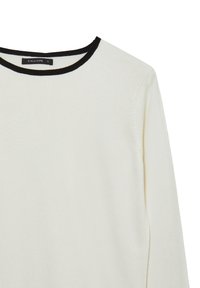 Calliope GIROCOLLO PROFILI CONTRASTO  - Maglione - bianco