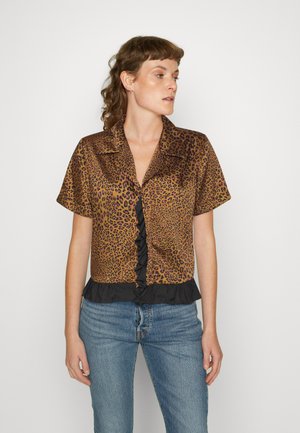 Progetto Quid GEMME - Πουκαμίσα με κουμπιά - brown