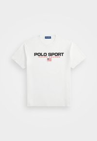 CLASSIC FIT POLO SPORT JERSEY T-SHIRT - T-shirt imprimé - white/black