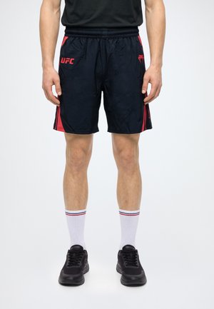 Venum, UFC UNITY BY VENUM FIGHT WEEK TRAINING SHORTS SAND - Спортни шорти - black/red