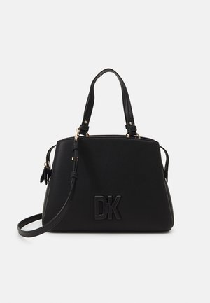 DKNY SATCHEL - Käsilaukku - black