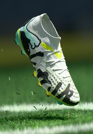 FUTURE 9 MATCH CREATIVITY FG/AG - Fotballsko for kunstgress - yellow alert/mint jelly/white/black