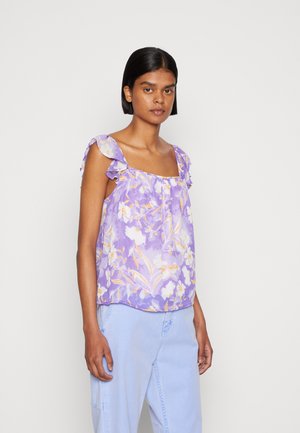 VISUSANN SLEEVELESS - Top - pastel lilac watercolor