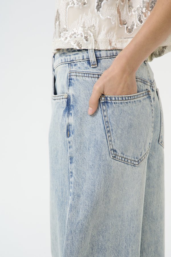 ASHER BARREL - Wide Leg - mid acid wash4