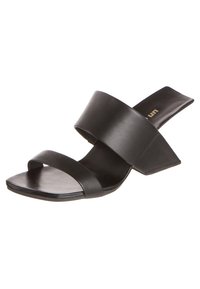 United Nude Pantofle na podpatku - black