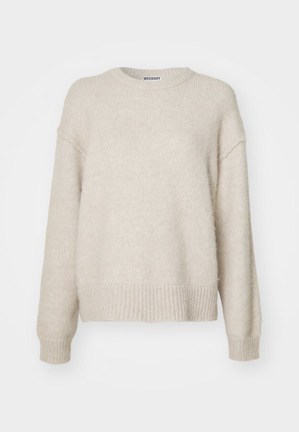 FUNDA HAIRY RELAXED - Jumper - beige medium dusty4
