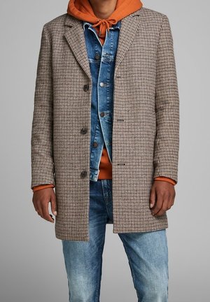 Jack & Jones Abrigo corto - light brown