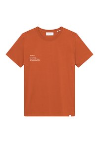 NEIGHBORHOOD - Potiskana majica - terracotta/ivory
