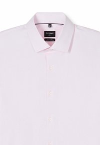 Chemise de ville pour homme super slim fit rose clair avec col classique et boutons blancs, étiquetée Olymp No. 6 SIX, taille 40/15 3/4.