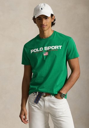 CLASSIC FIT POLO SPORT JERSEY T-SHIRT - Μπλουζάκι με στάμπα - erin green