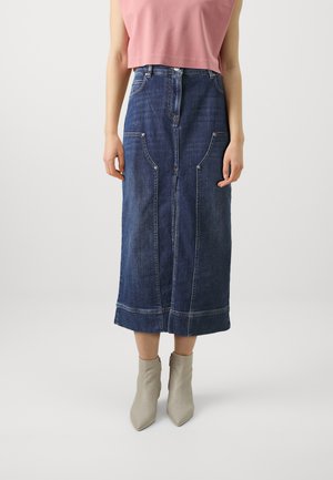 GREGORIANA GONNA - A-line skjørt - lavaggio vintage medio scuro