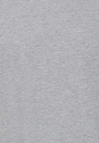 Grijze t-shirt, zacht, van een katoenmix, ronde hals, effen kleur, lichte textuur, licht gemêleerd uiterlijk.