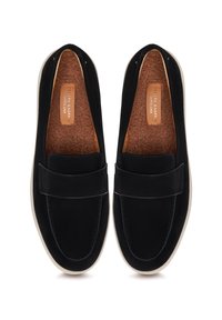 Cesare Gaspari FLAT SOLE - Mokasíny - black