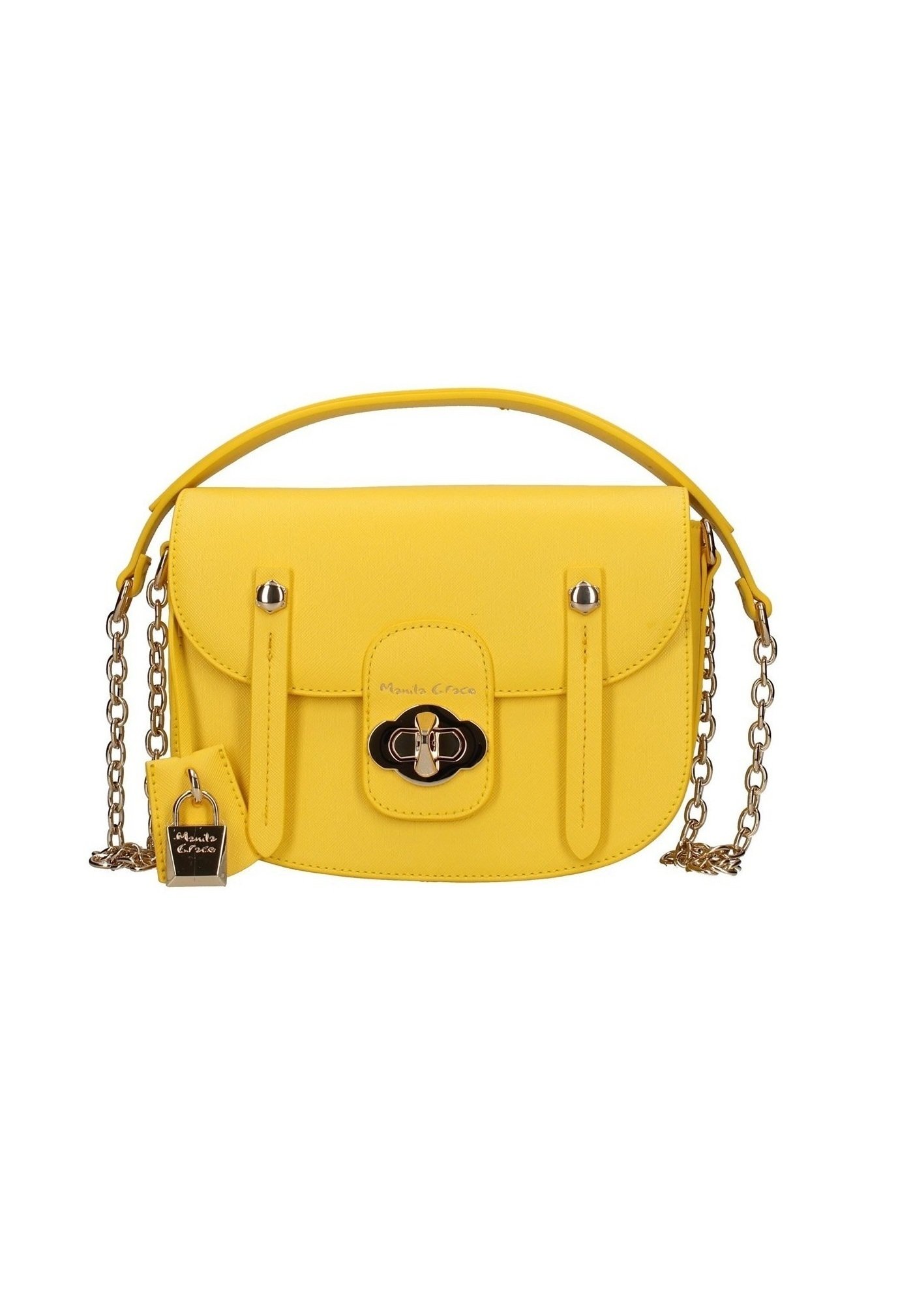 Manila Grace POPPY MEDIUM Borsa a tracolla giallo