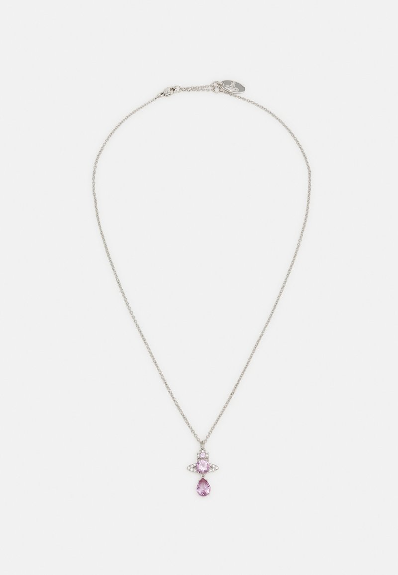 Vivienne Westwood ISMENE DROP PENDANT Necklace pink/white/silver