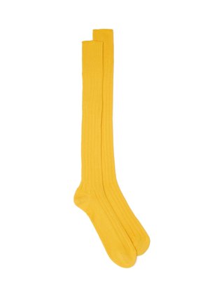 Kniestrümpfe - neon yellow