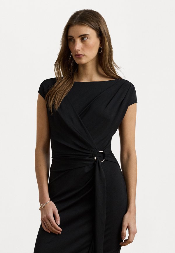 RING TRIM JERSEY CAP SLEEVE DRESS - Cocktail dress / Party dress
