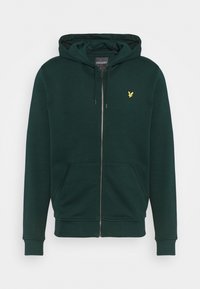 Lyle & Scott - ZIP THROUGH HOODIE - Športna jopa s kapuco na zadrgo - dark green Miniaturna slika 1