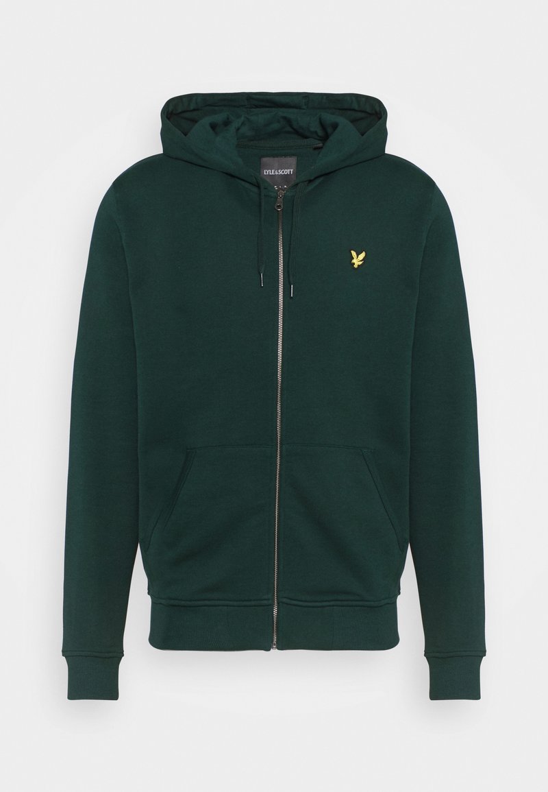 Lyle & Scott - ZIP THROUGH HOODIE - Mikina so zipsom - dark green, Zväčšiť