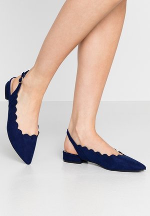 Ballerines à brides arrière - blue