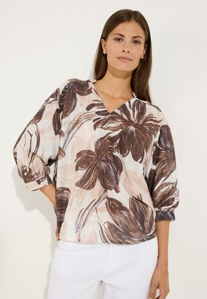More & More, MORE & MORE FLIESSENDE 3/4 ARM-SOMMERBLUSE - Blouse - flower print