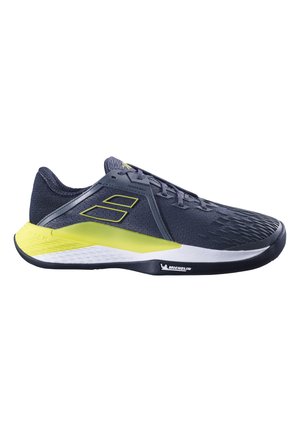 PROPULSE FURY - Chaussures de tennis toutes surfaces - dunkelgrau neongruen