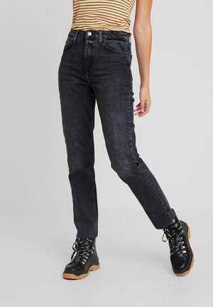 Straight leg jeans - black denim