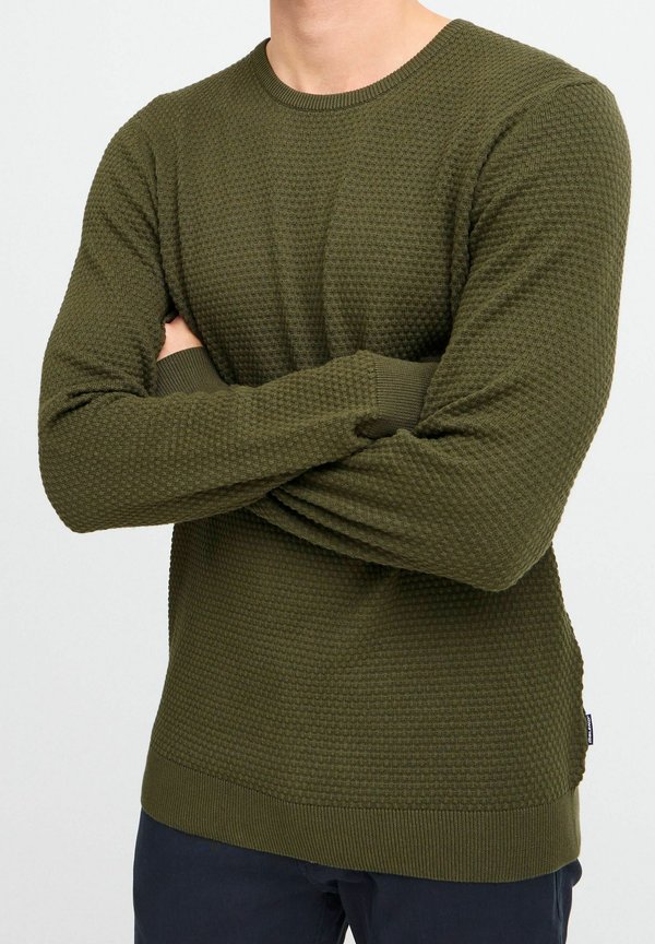 HILL CREW NECK NOOS - Jumper - forest night4