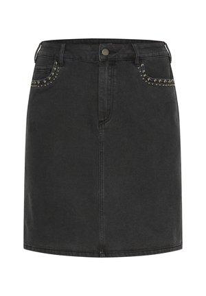 Kaffe Curve, KCLOULA - Jupe crayon - black washed denim