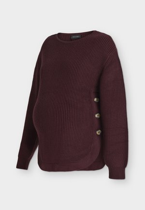 Anna Field MAMA by Zalando, MATERNITY NURSING JUMPER WITH SIDE BUTTONS  - Trui - winetasting