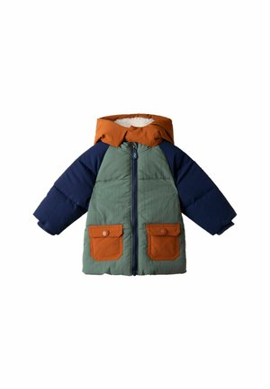 JoJo Maman Bébé REGULAR FIT - Žieminis paltas - green multi
