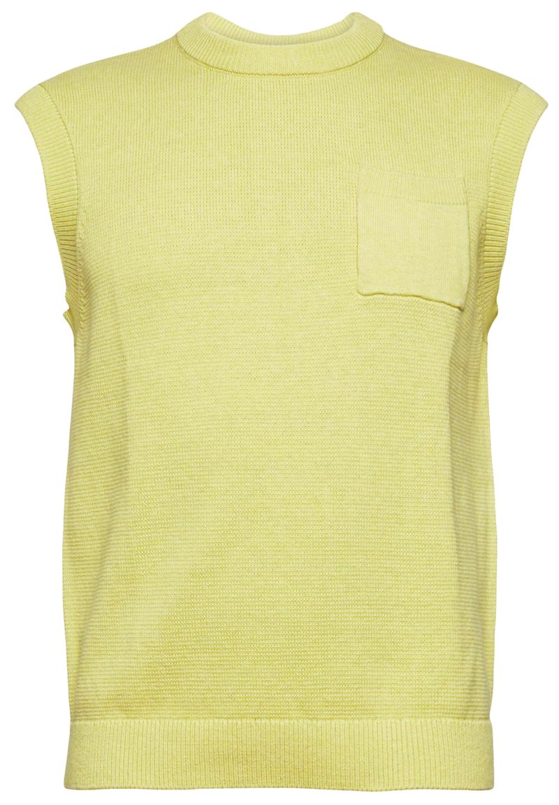 Herren Strickjacken | edc by Esprit Strickpullover yellow/gelb - PM74663 Herren Strickjacken | edc by Esprit Strickpullover yellow/gelb - PM74663