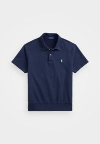 LOOPBACK FLEECE POLO-COLLAR SWEATSHIRT - Polo krekls - cruise navy