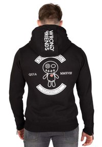Wrong Friends VERONA - Sudadera con cremallera - zwart