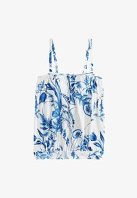 Non selezionato, white blue floral