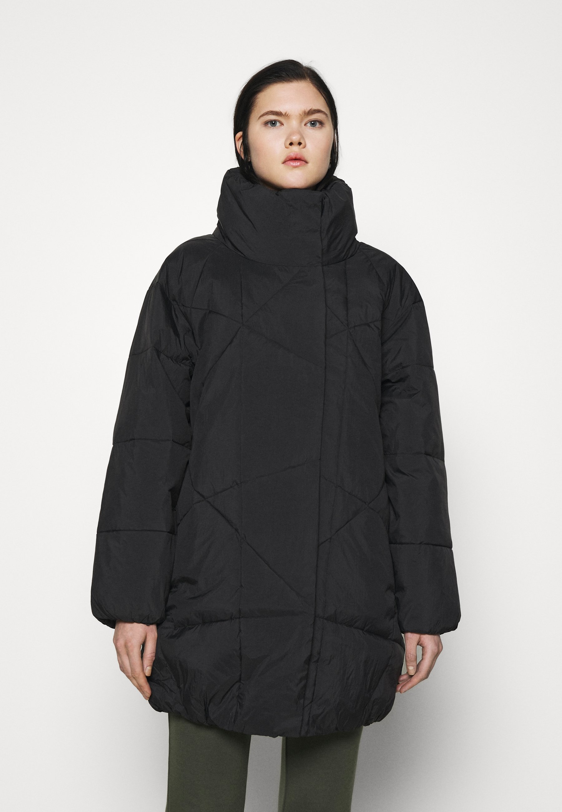 high neck padded jacket
