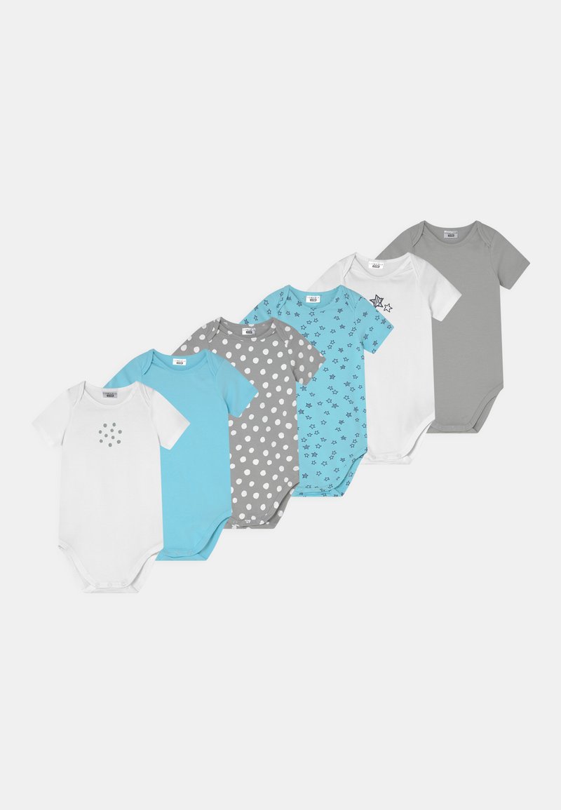 Kinder Shirts & Tops | DIM ORGANIC AMERICAN COLLAR SHORT SLEEVES 6 PACK UNISEX Body white/grey/grau - ET08318 Kinder Shirts & Tops | DIM ORGANIC AMERICAN COLLAR SHORT SLEEVES 6 PACK UNISEX Body white/grey/grau - ET08318