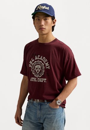 SHORT SLEEVE - T-shirt med print - harvard wine