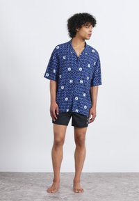 HUGO BEACH SHIRT RELAXED - Beach accessory - medium blue