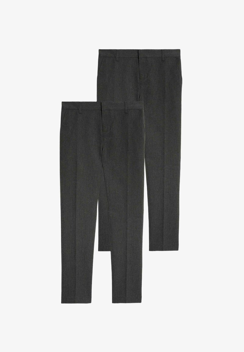 Marks & Spencer 2PK SKINNY LEG SCHOOL - Chino kalhoty - grey
