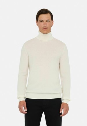 TURTLENECK - Strickpullover - white
