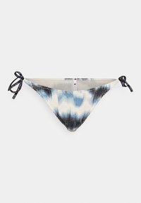 CRINKLE BANANA STRING SIDE TIE PRINT - Bikinio apatinė dalis - digital tie dye