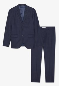 CHECK SUIT - Costume - dark blue